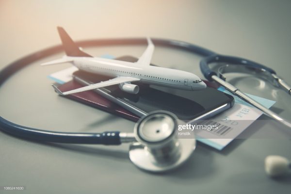 travel insurance safe trip concept